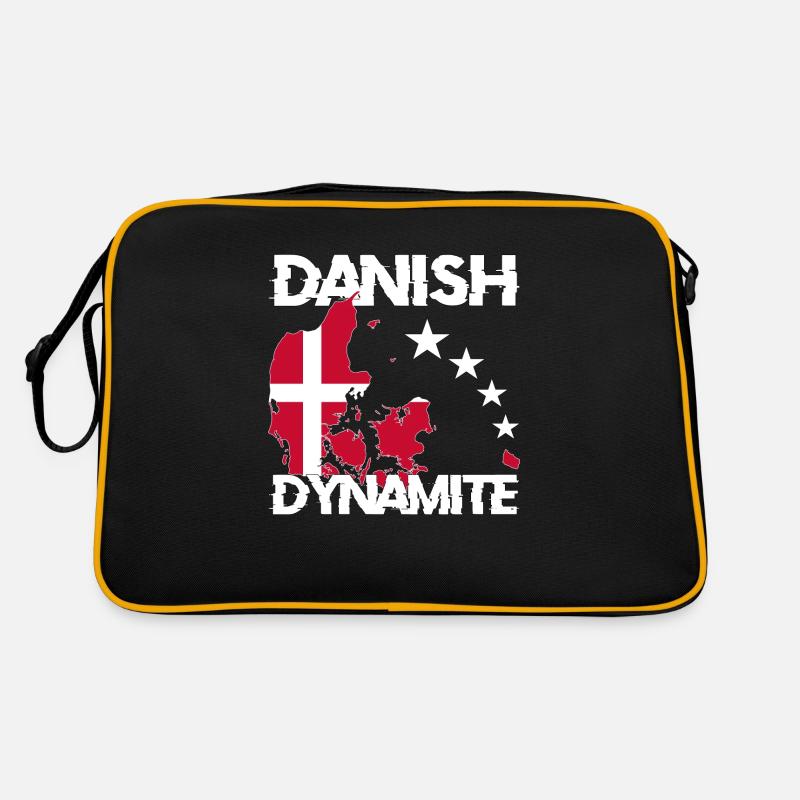 Dänemark Flagge danish dynamite Geschenk Retro Tasche