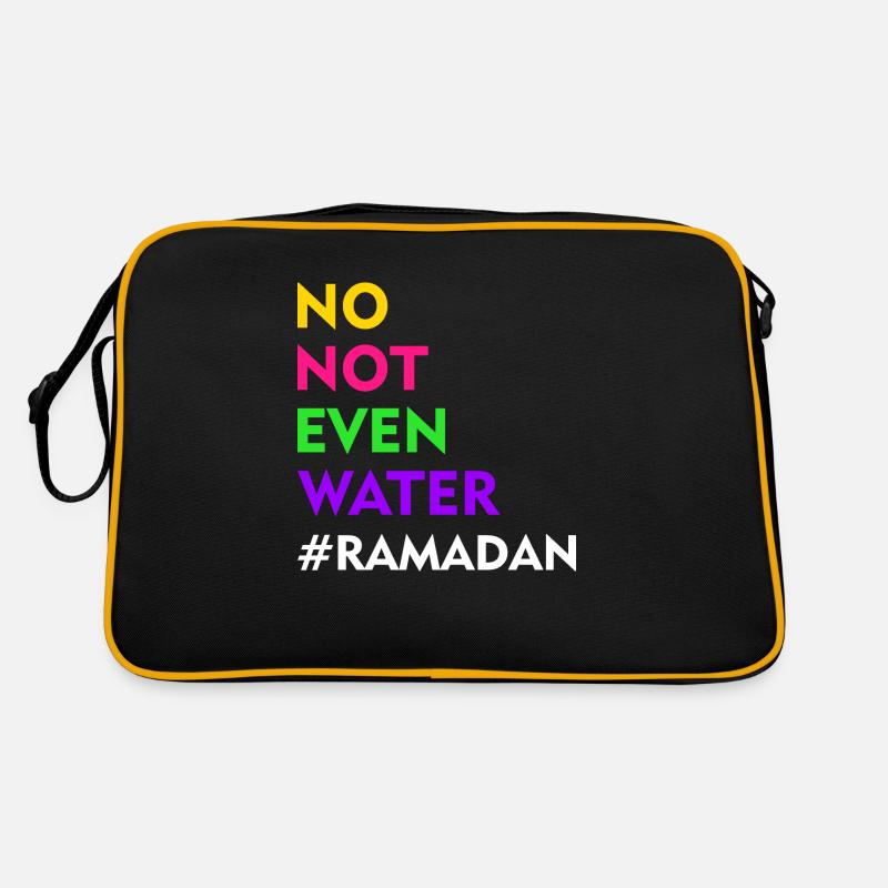 No Not Even Water Ramadan Retro Bag