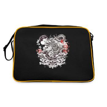 Chinese folklore - Retro Bag - black/gold - Back