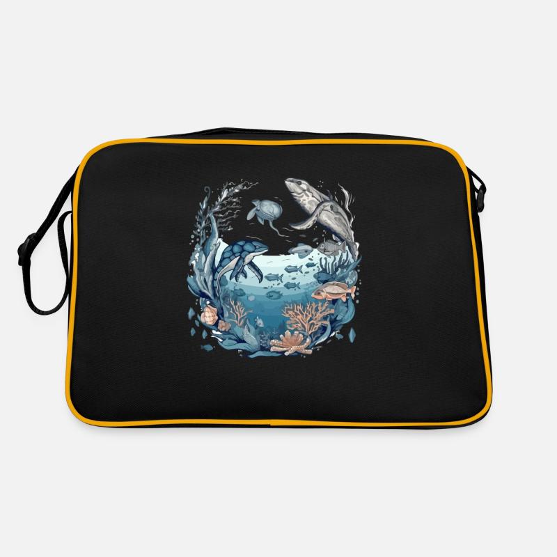 Créatures de la mer Sac Retro