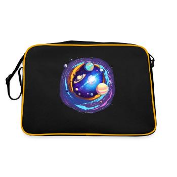 Univers magique - Sac Retro - noir/or - Dos