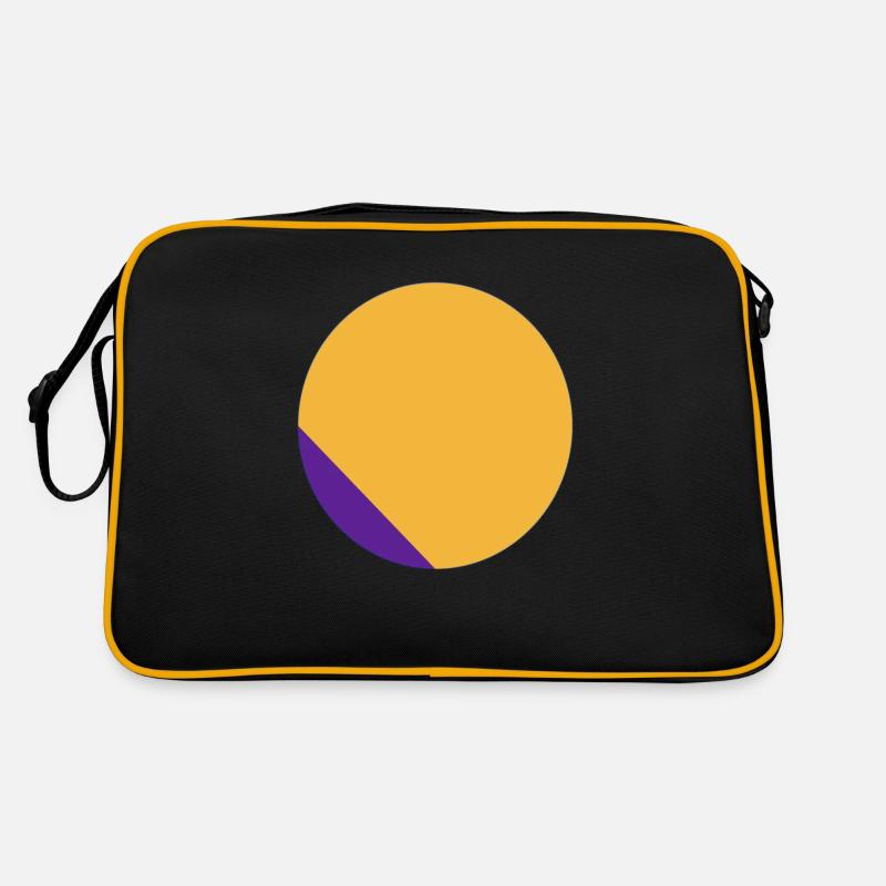 two-color circle Retro Bag