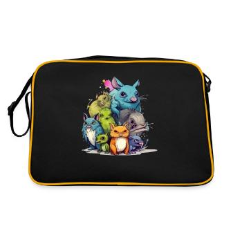 Streums n°2 - Retro Bag - black/gold - Back
