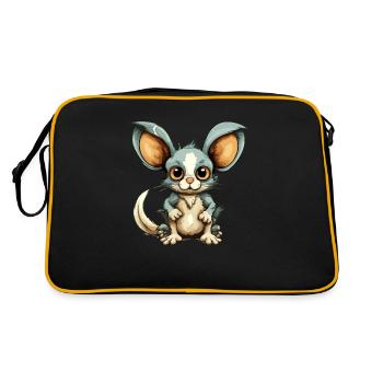 Zako the streum - Retro Bag - black/gold - Back