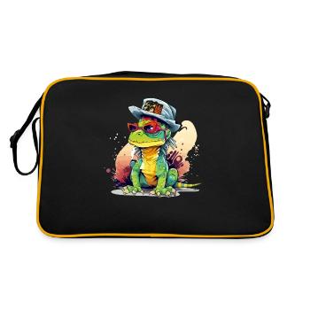 Kijo le streum - Sac Retro - noir/or - Dos