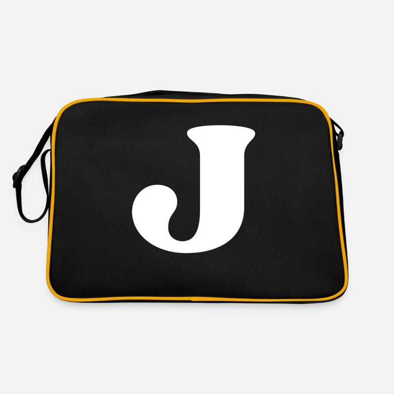 Lettre j Sac Retro