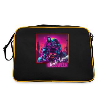 Dark Waves - Retro Bag - black/gold - Back