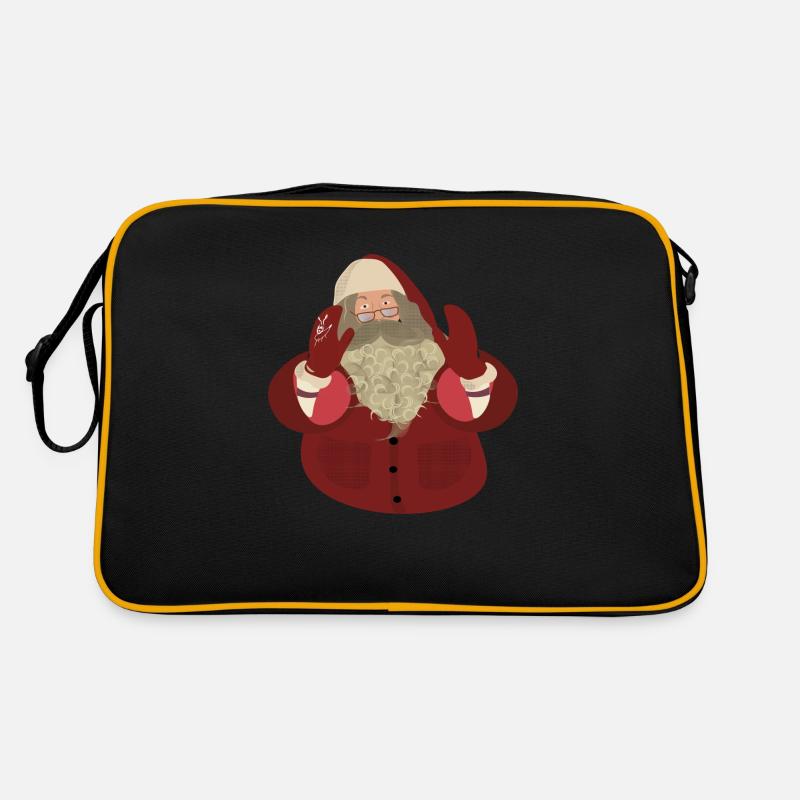 Weihnachtsmann Retro Tasche