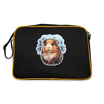 Cochon d’Inde d’hiver - Sac Retro - noir/or - Dos