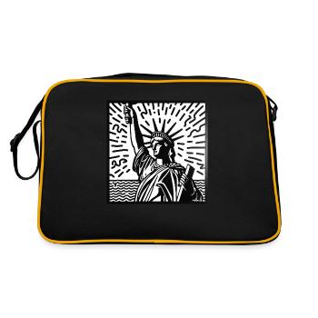 Liberty Radiance - Sac Retro - noir/or - Dos