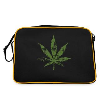 Fumer de l’herbe Cannabis Fumer du cannabis Trip Dream Joint - Sac Retro - noir/or - Dos