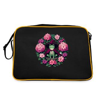 Frog Wizard - Retro Bag - black/gold - Back
