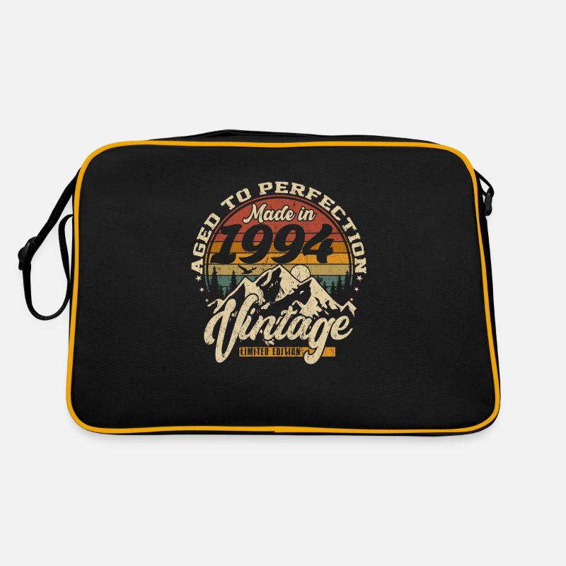 Made in 1994 Vintage Limited Edition Geschenk - Retro Tasche - Schwarz/Gold
