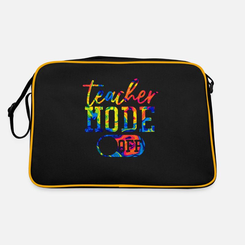 Teacher school elementary school education teacher degree Retro Bag