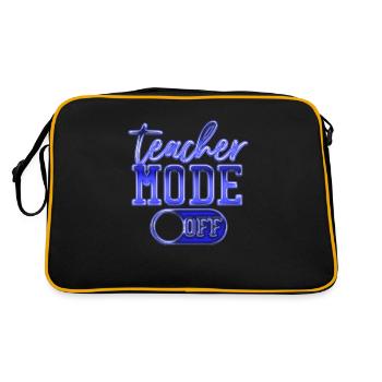 Lehramt Grundschule Lehramt Lehramt - Retro Tasche - Schwarz/Gold - Hinten