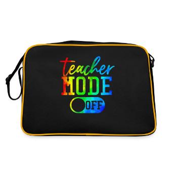 Lehramt Grundschule Lehramt Lehramt - Retro Tasche - Schwarz/Gold - Hinten