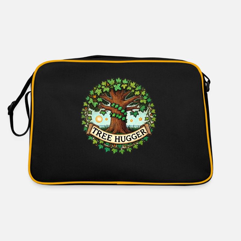 Baum-Umarmer Retro Tasche