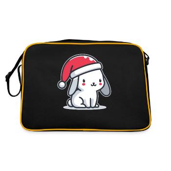 Lapin de Noël - Sac Retro - noir/or - Dos