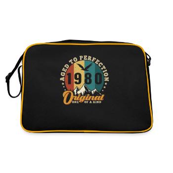 Les légendes sont nées en 1980 Vintage - Sac Retro - noir/or - Dos