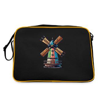 windmill - Retro Bag - black/gold - Back