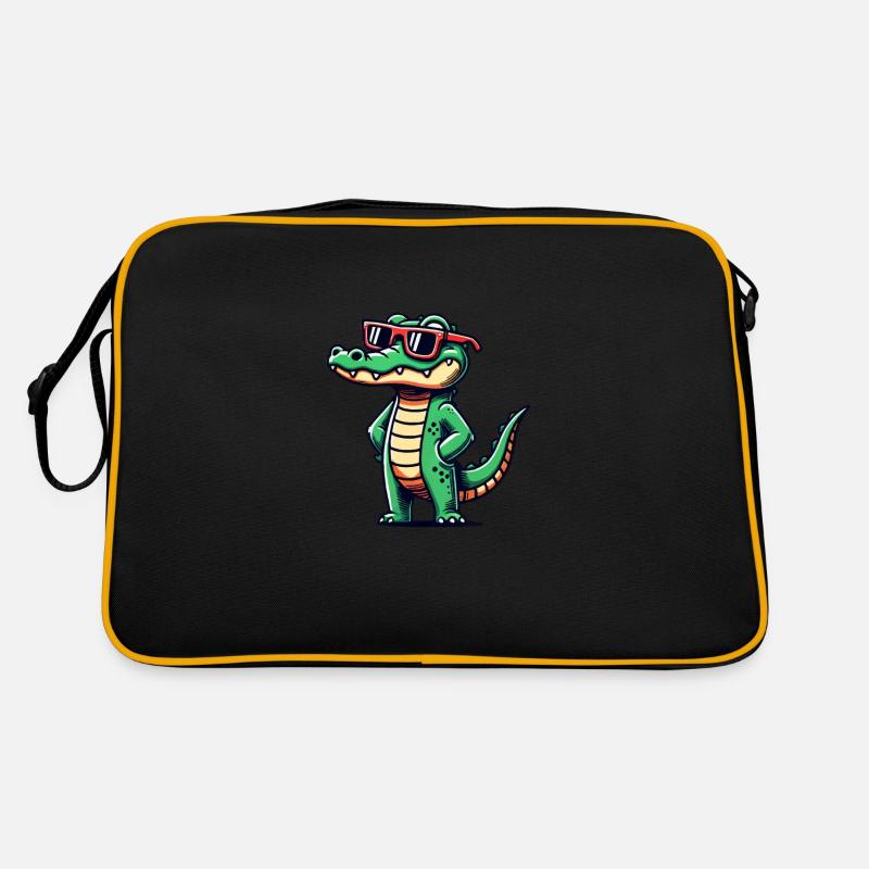 Crocodile Comic Cool Retro Bag