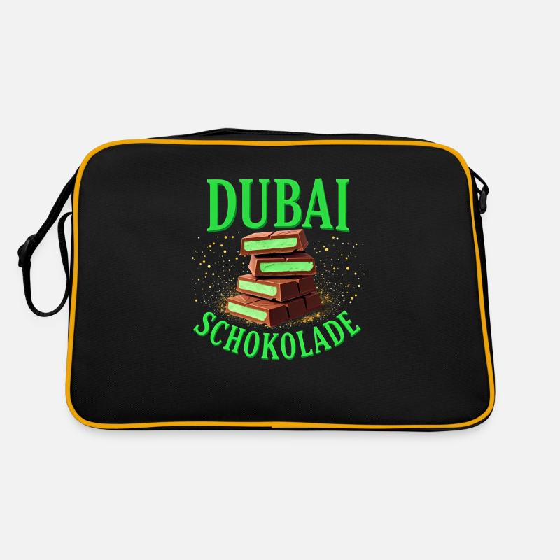 Dubai Chocolate - Funny Saying Retro Bag