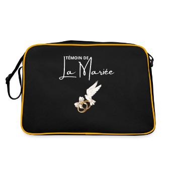 Témoin de La mariée - Sac Retro - noir/or - Dos