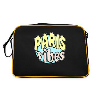 Paris Vibes - Sac Retro - noir/or - Dos