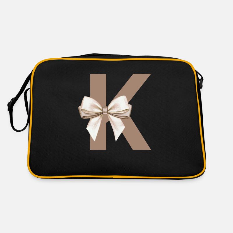 Letter K Knot Retro Bag
