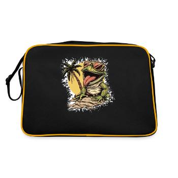 Vacances d’été Frog - Sac Retro - noir/or - Dos