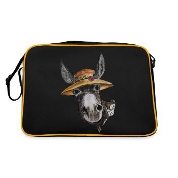 Ida - Retro Bag - black/gold - Back