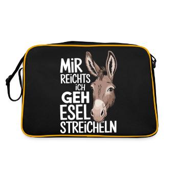 Donkey Donkey Mule Muli - Retro Bag - black/gold - Back