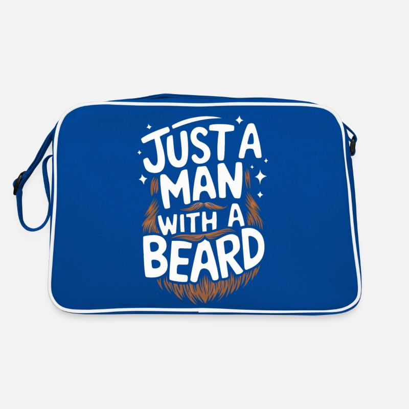 Beard Mustache Bearded Men Retro Bag