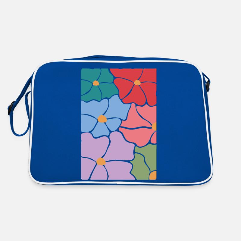 Boho Flora Blumen Retro Tasche