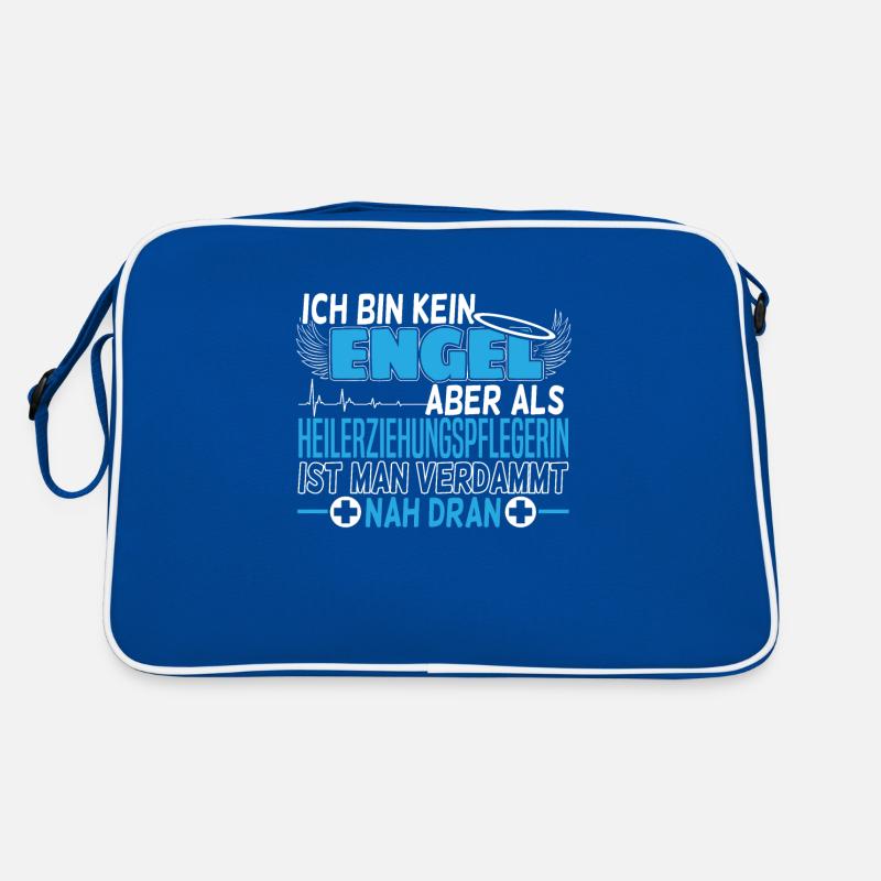 Heilerziehungspflegerin Geschenk | Engel Retro Tasche