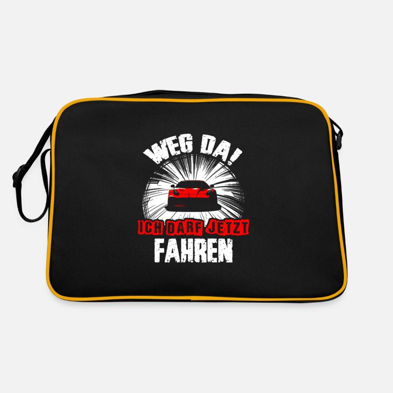 Novice driver's license test passed WEG DA! Retro Bag