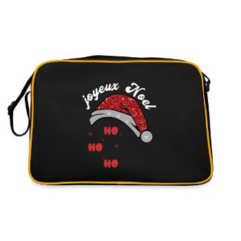 Joyeux Noël - Retro Bag - black/gold - Back