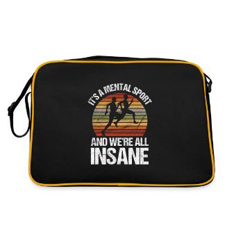 Coureurs We’re All Insane Jogging et course - Sac Retro - noir/or - Dos