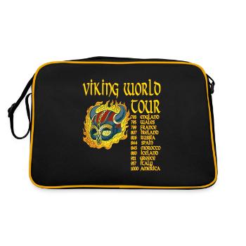 Viking World Tour Vikings Walhalla Odin - Sac Retro - noir/or - Dos