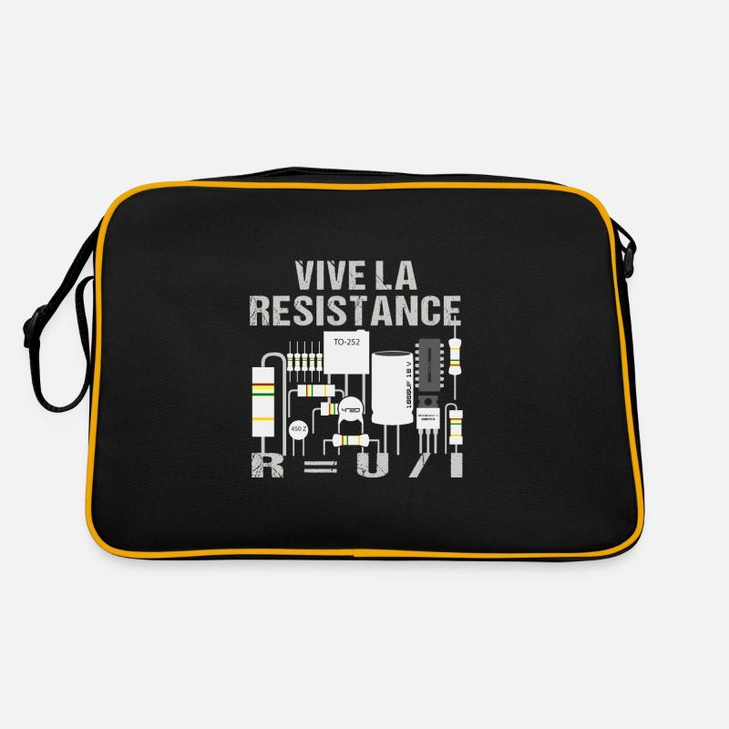 Viva La Resistance Resistance Electrical Engineering Retro Bag