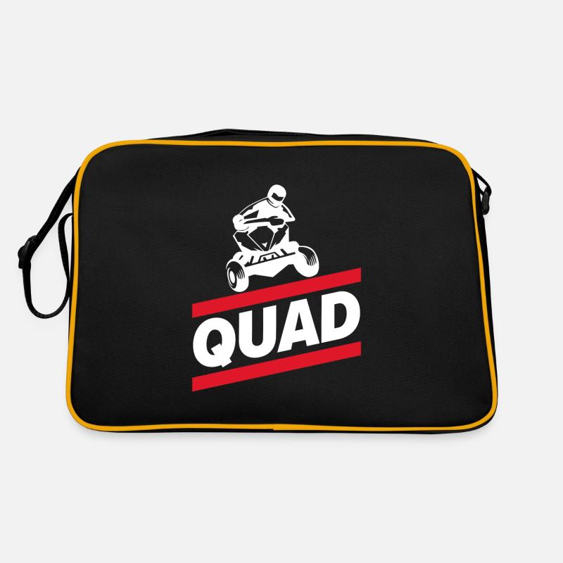 Quad Quad - Sac Retro - noir/or