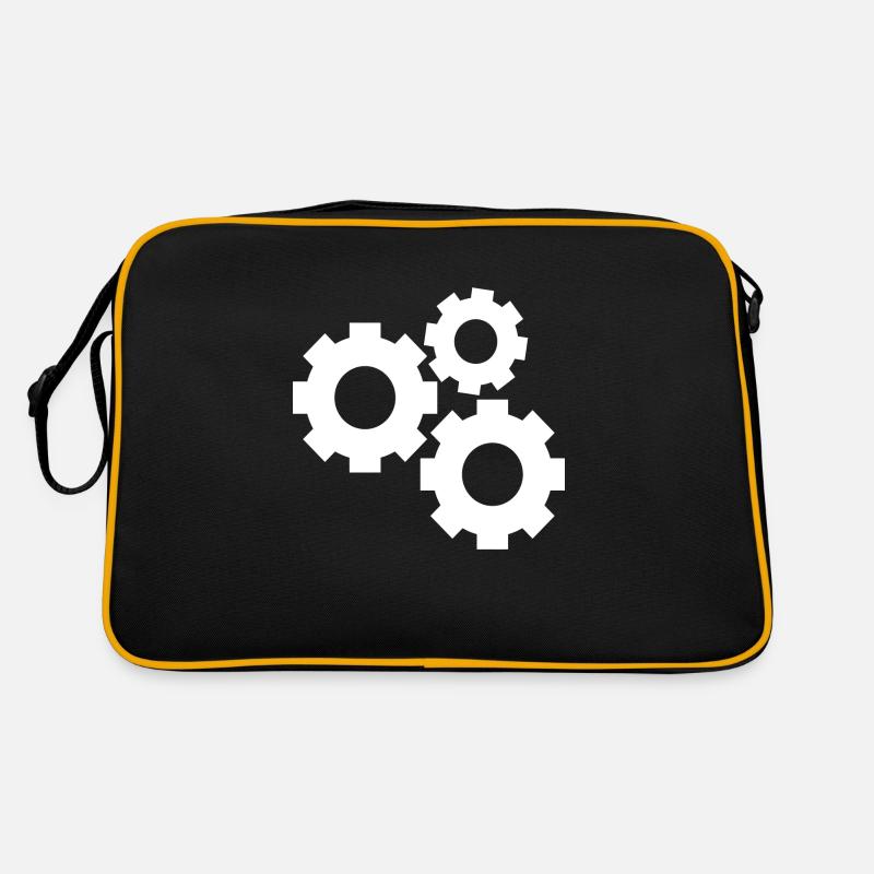 Zahnräder Retro Tasche