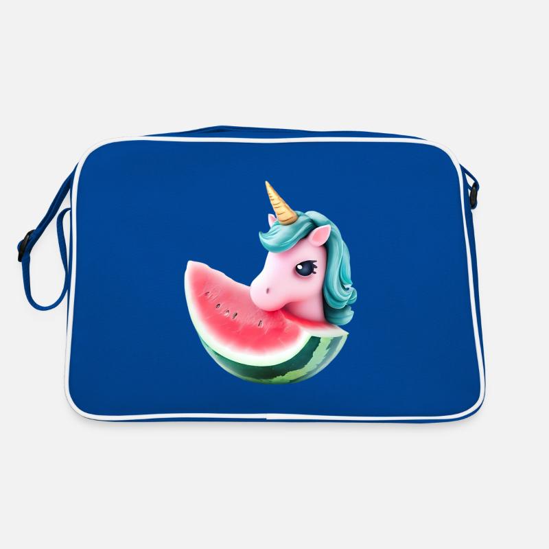 Licorne de pastèque Sac Retro