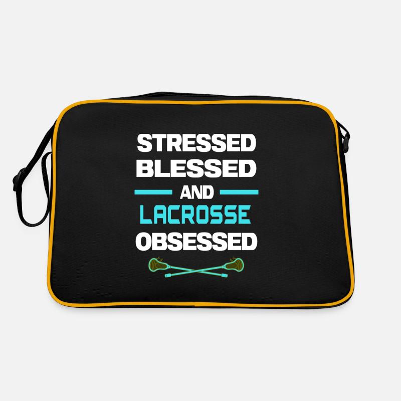 lacrosse lacrosseschläger lacrosse-obsessed Retro Tasche