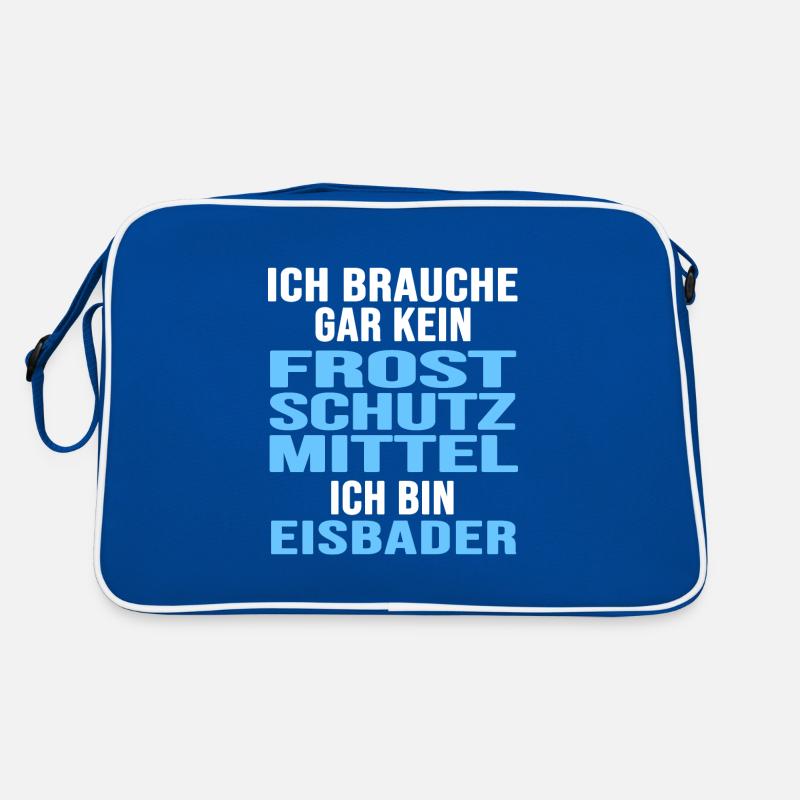 Eisbader Winterschwimmer Frostschutz Eisbad Retro Tasche