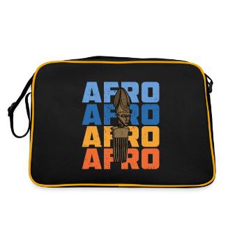Hairstyle Culture Africa Afro History African - Retro Bag - black/gold - Back