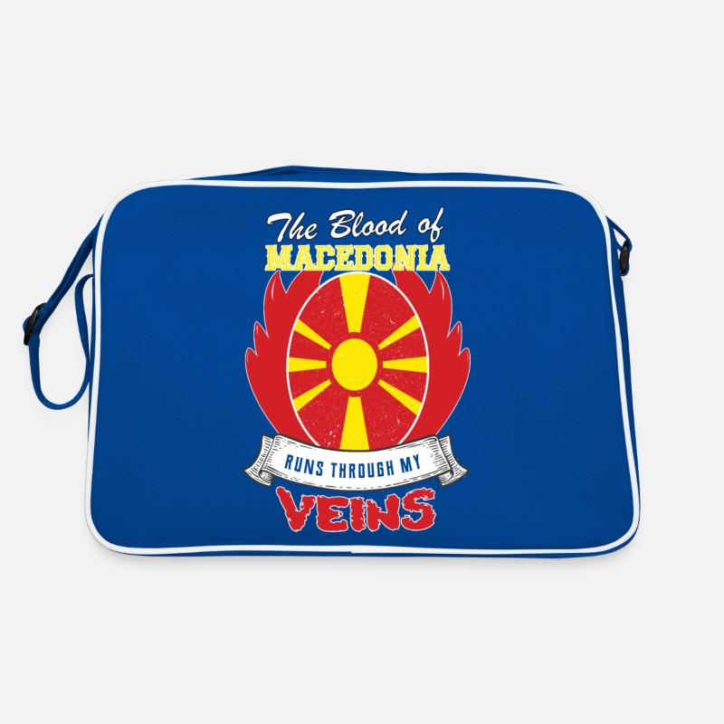 Macedonia blood flows through my veins Retro Bag