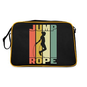 Corde à sauter Corde à sauter Corde à sauter - Sac Retro - noir/or - Dos
