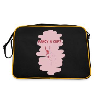 Fancy a cup - Sac Retro - noir/or - Dos