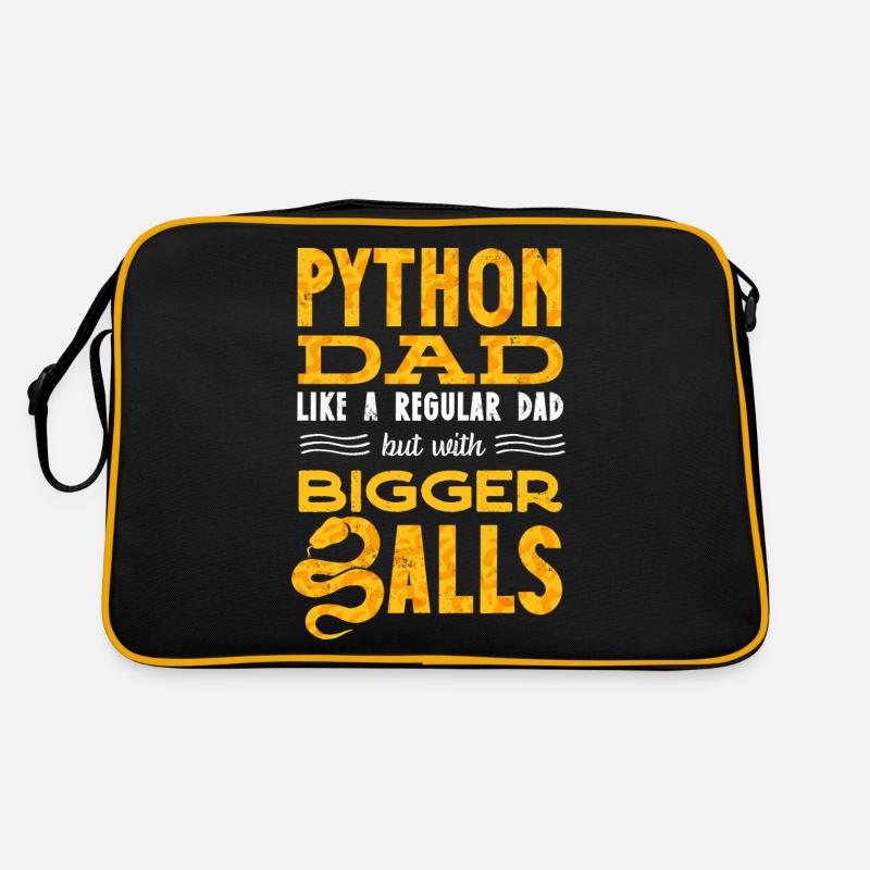 Banana Ball Python Herpétologiste Python papa Sac Retro